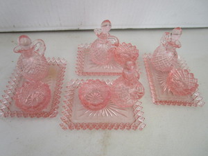 Pink Glass - Doll Size Sets