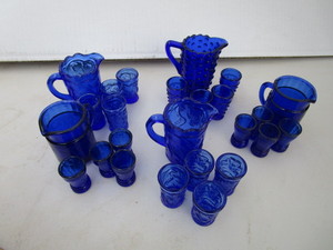 Cobalt Glass - Doll Size