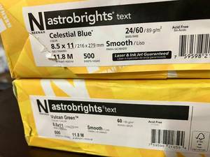 Astrobrights Copy Paper