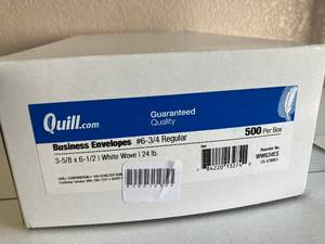 Regular Letter Envelopes