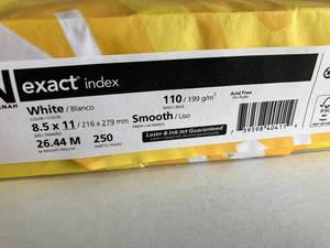 White Cardstock