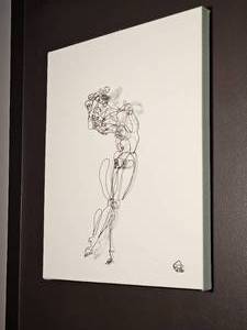 lot 6 image: Dancing Nude Wire Sketch A