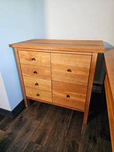 lot 70 image: Chic Modern Office Cabinet Cherry Finish
