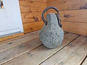 lot 151 image: Primitive Ball Anchor Door Stop