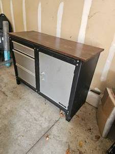 lot 234 image: Test Rite Steel Garage Cabinet