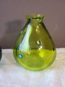 lot 89 image: Modern Studio Art Glass Vase Collection - SIGNED - (3)