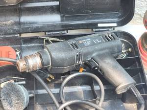 lot 185 image: Corded Power Tool Collection - Jigsaw (2) - Sander - Drill