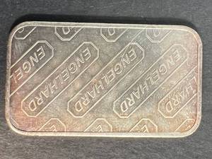 1 TROY OZ .999 FINE SILVER ENGELHARD BAR