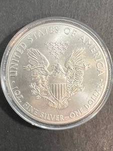 2014 AMERICAN SILVER EAGLE 1 TROY OZ .999 FINE SILVER IN AIRTITE