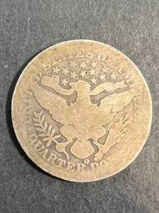 1896-O US BARBER QUARTER