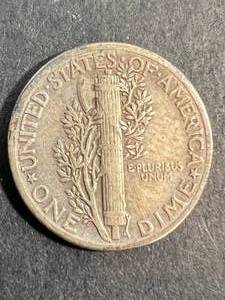 1938 US MERCURY DIME