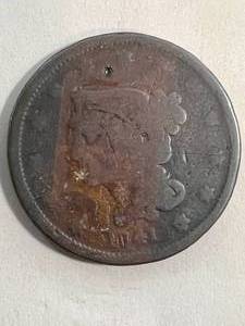 1841 US BRAIDED HAIR LARGE CENT