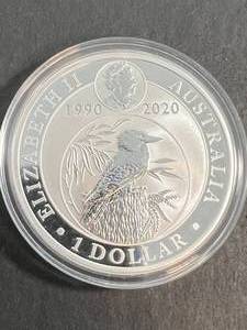 2020 AUSTRALIAN KOOKABURRA 1 TROY OZ .9999 FINE SILVER IN AIRTITE