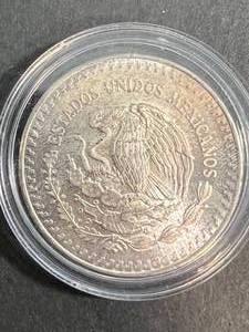 1982 MEXICO PLATA PURA 1 TROY OZ .999 FINE SILVER IN AIRTITE