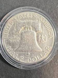 1952 US FRANKLIN HALF DOLLAR IN AIRTITE