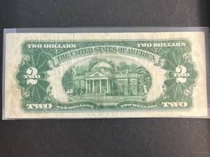 1928-D US RED SEAL $2 BILL