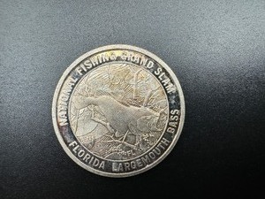 lot 91 image: North American Fishing Club  1 Oz. Silver Round