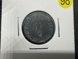 lot 98 image: 1940 Deutsch Reich (10 Reichspfennig)