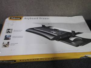 lot 60 image: Fellowes Keyboard Drawer open box...