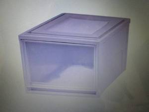 lot 73 image: Iris 43.4 qt. 1 Drawer Stackable St...