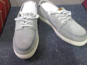 lot 103 image: Size 12 Mens Billy Grey Suede Boat...