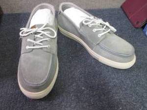 lot 113 image: Size 10 Mens Billy Grey Suede Boat...
