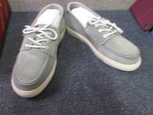 lot 114 image: Size 10 Mens Billy Grey Suede Boat...