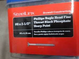 lot 119 image: 6 - 5 lb pks SteelLinx Phillips Bug...
