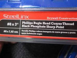 lot 130 image: 9- 1lb pks SteelLinx Philips Bugle ...
