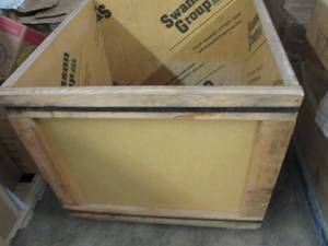 lot 131 image: Wooden Pallet Box...