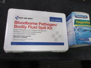 lot 141 image: Spill Kit, Ibuprofen...