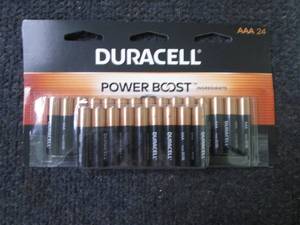 lot 142 image: 24- AAA Duracell Batteries...