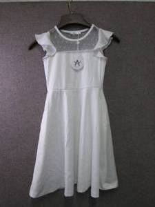lot 169 image: Size 130 Girls White Dress...