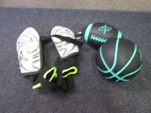 lot 170 image: Soccer Shin Guards, Mini Football &...