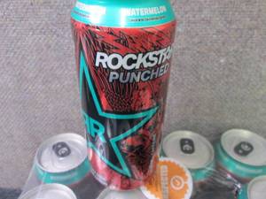 lot 244 image: 12pk- 16 oz Cans Rockstar Punched W...