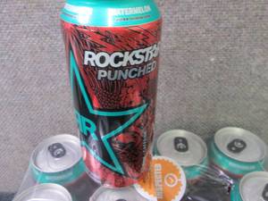 lot 245 image: 12pk- 16 oz Cans Rockstar Punched W...