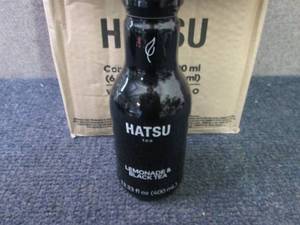 lot 317 image: 6- 400 ml Hatsu Lemonade & Black Te...