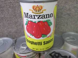 lot 337 image: 12- 15 oz Marzano Spaghetti Sauce...