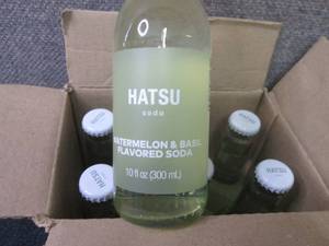 lot 349 image: 6- 10 oz Hatsu Watermelon & Basil...