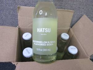lot 350 image: 6- 10 oz Hatsu Watermelon & Basil...