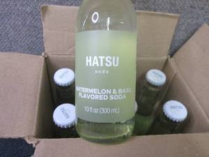 lot 352 image: 6- 10 oz Hatsu Watermelon & Basil...