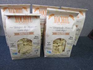 lot 375 image: 5- 12 oz Xochitl Salted Corn Chips...