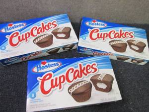lot 379 image: 3- 12.7 oz 8 ct Hostess CupCakes...