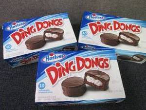 lot 383 image: 3- 12.7 oz 10 ct Hostess DingDongs...