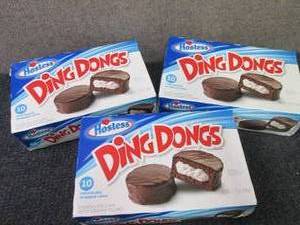 lot 385 image: 3- 12.7 oz 10 ct Hostess DingDongs...
