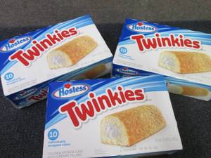 lot 388 image: 3- 12.7 oz 10 ct Hostess Twinkies...