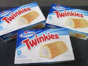 lot 389 image: 3- 12.7 oz 10 ct Hostess Twinkies...