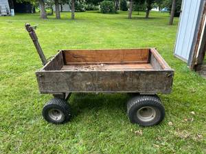 lot 21 image: Heavy Duty Yard Wagon 34 x 58