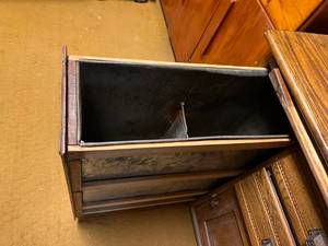 lot 4 image: Antique Flour Cabinet