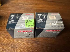 lot 158 image: Federal 410 Shells